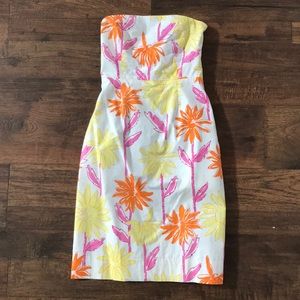 Lilly Pulitzer strapless dress